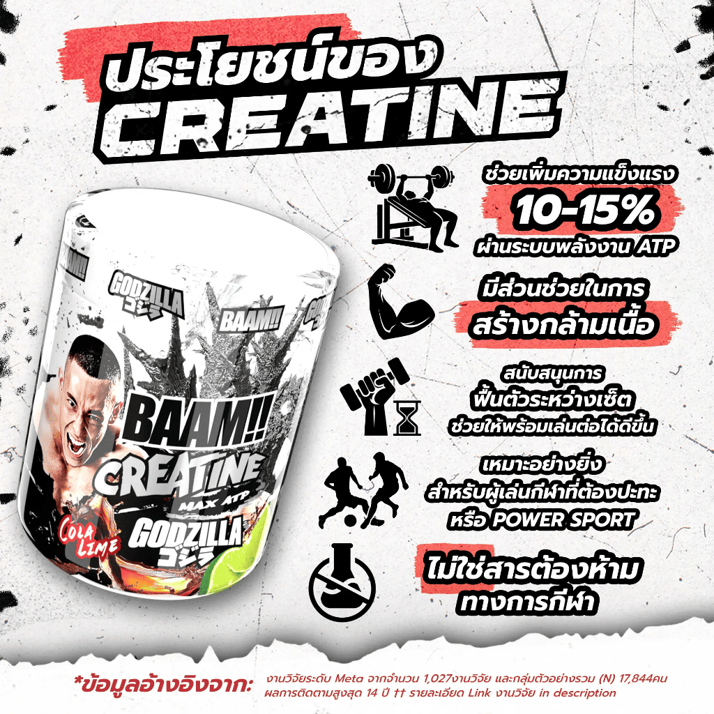 BAAM Micronized Creatine Monohydrate Max ATP 5000 (300g) - Image 2