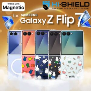 เคส HiShield Crystal Shield แม่เหล็ก สำหรับ Galaxy Z Flip7