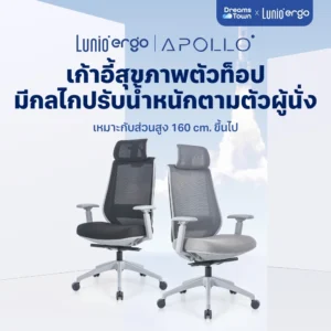 เก้าอี้สุขภาพ Lunio Ergo