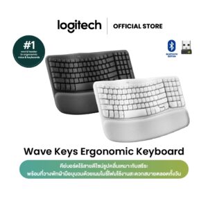 Logitech Wave Keys Wireless Ergonomic Keyboard