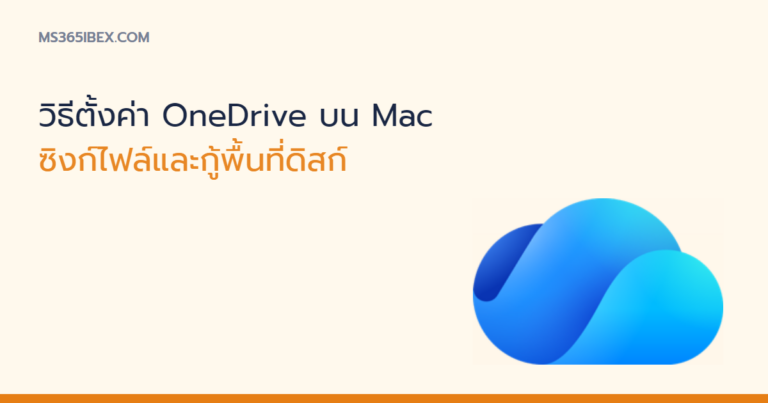 OneDrive on Mac setup guide cover image