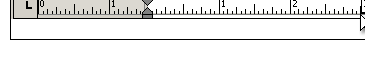 ไม้บรรทัด Ruler ใน Word แสดงเครื่องหมาย Tab Stop และตัวเลือก Tab Selector มุมซ้าย